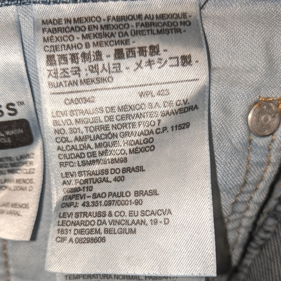 LEVI'S Men's 550 Relaxed Fit Denim Jeans Shorts SZ 38 - Picture 7 of 8